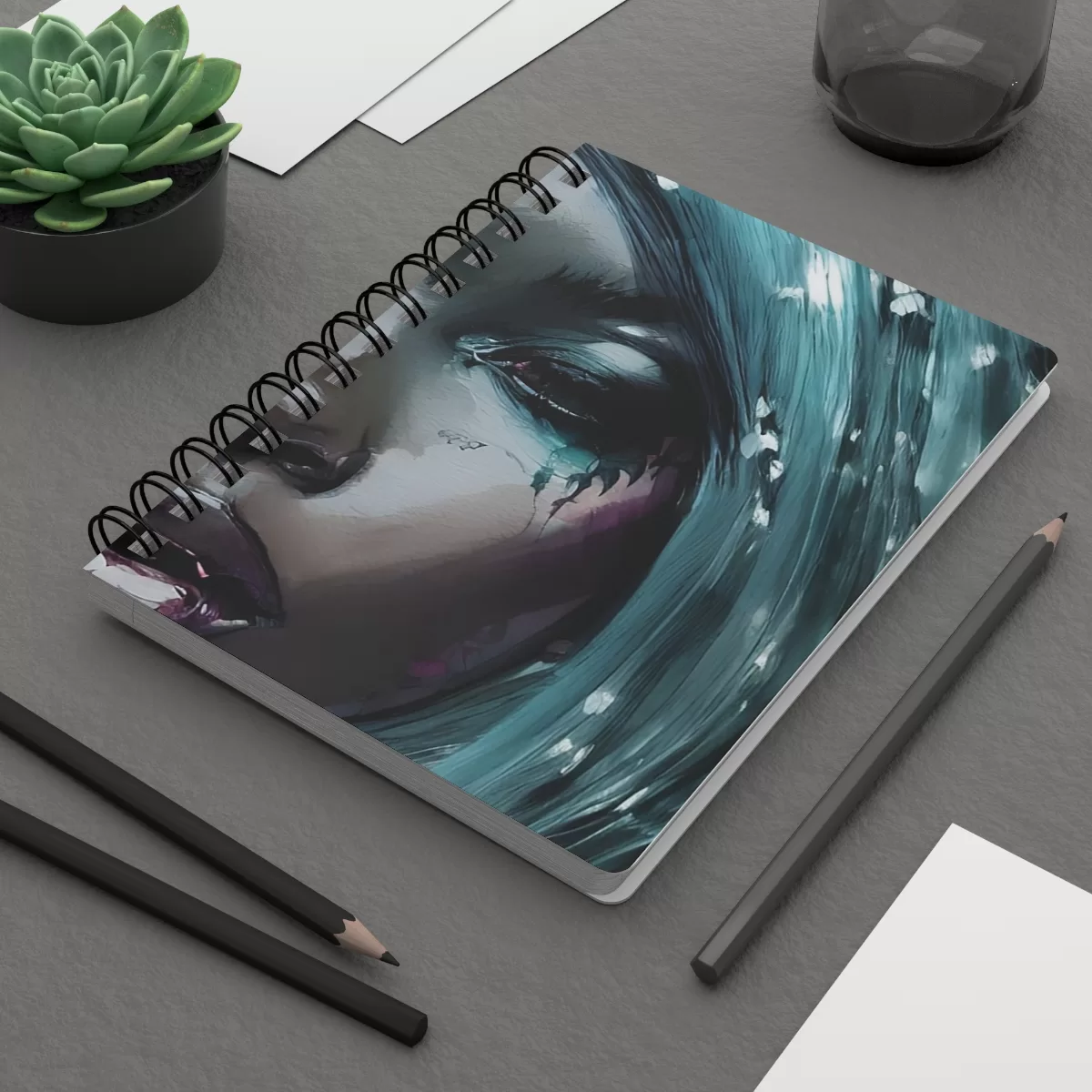 Snow Lady - Spiral Bound Journal