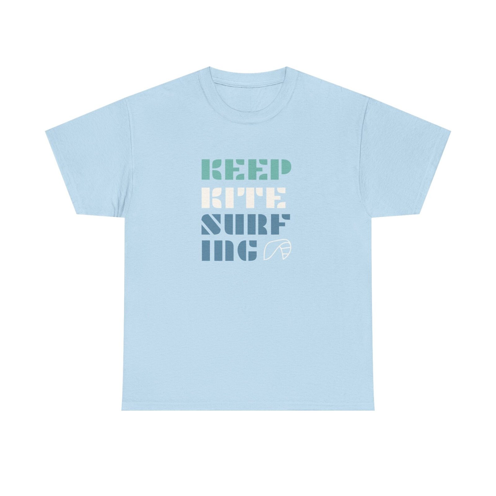 Keep Surfing Unisex Heavy Cotton Tee - Relaxed Beach Vibe T-Shirt - Image 16