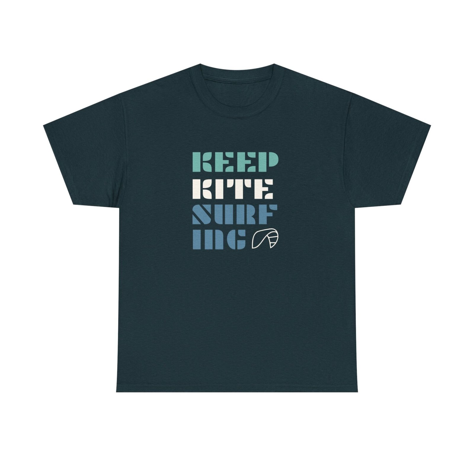 Keep Surfing Unisex Heavy Cotton Tee - Relaxed Beach Vibe T-Shirt - Image 5