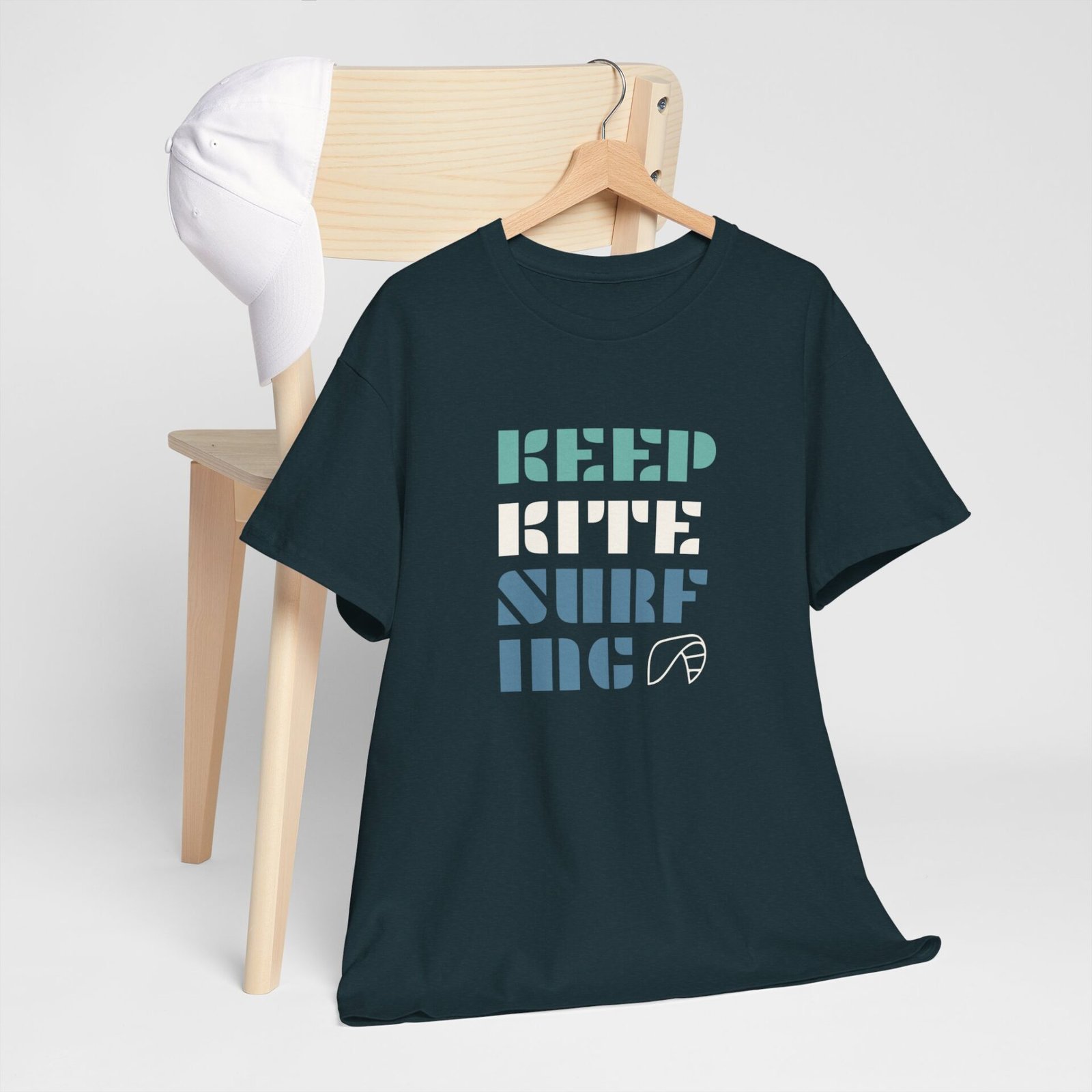 Keep Surfing Unisex Heavy Cotton Tee - Relaxed Beach Vibe T-Shirt - Image 9